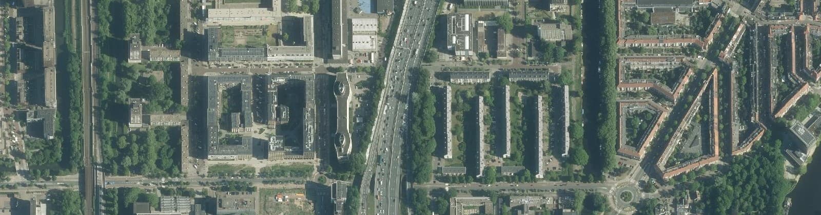 Luchtfoto van Westlandgracht