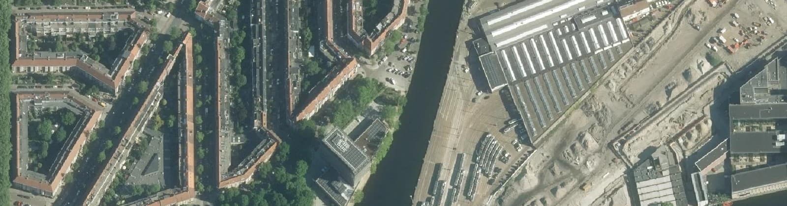 Luchtfoto van Hoofddorppleinbuurt