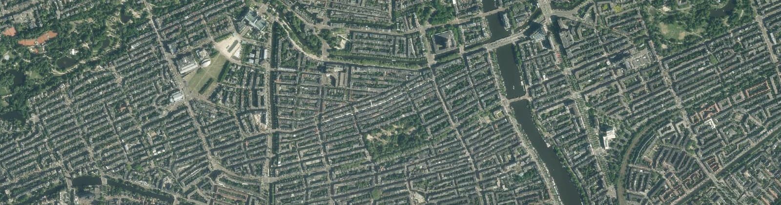 Luchtfoto van Oude Pijp
