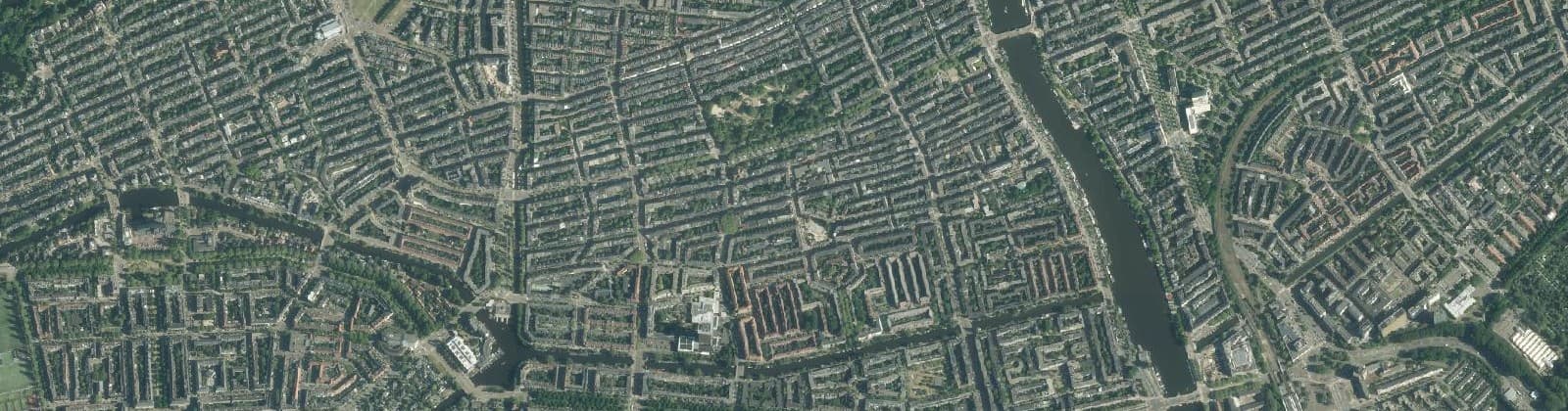 Luchtfoto van Nieuwe Pijp
