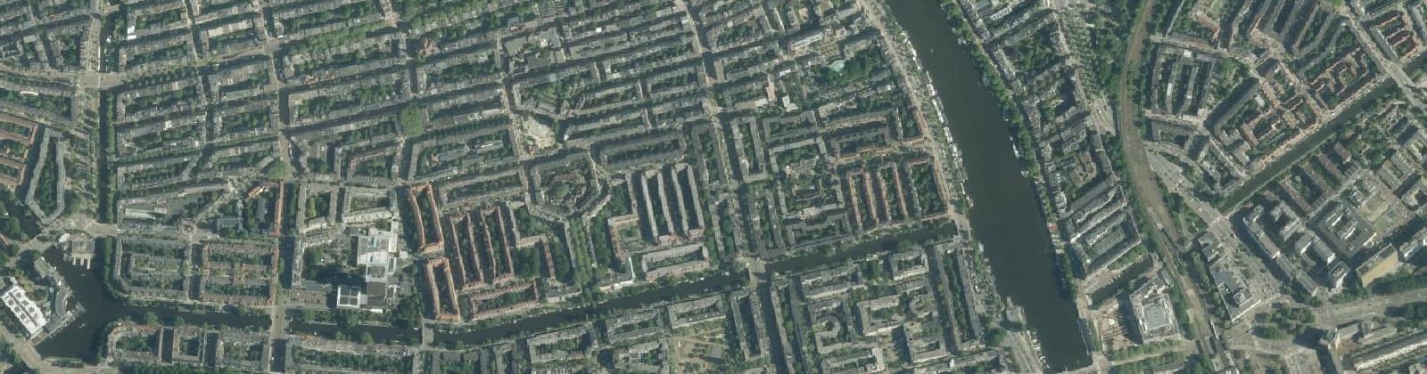 Luchtfoto van Zuid Pijp