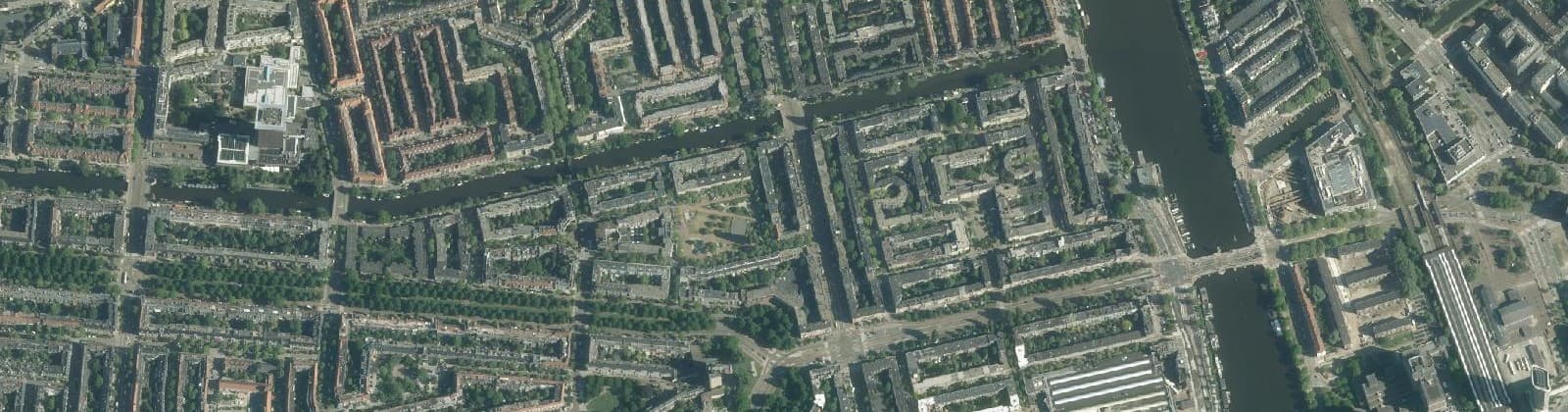 Luchtfoto van IJselbuurt