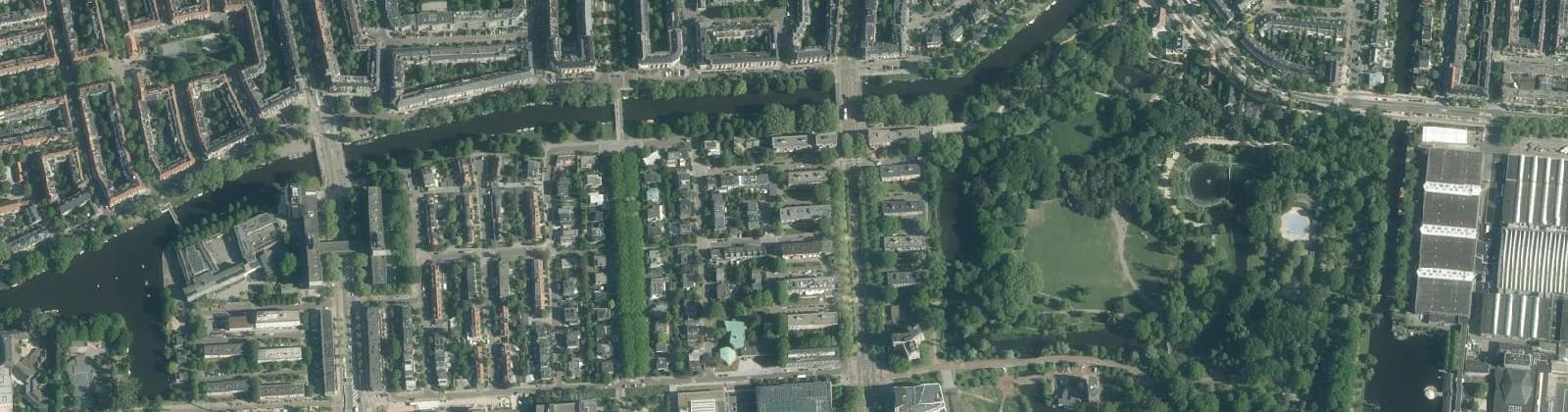 Luchtfoto van Prinses Irenebuurt e.o.