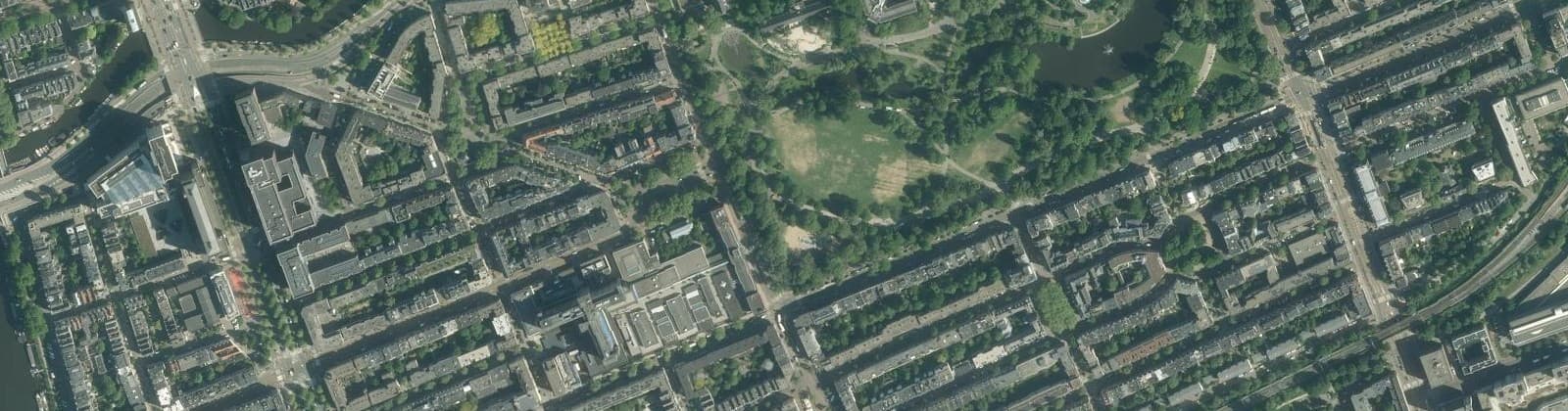 Luchtfoto van Oosterparkbuurt