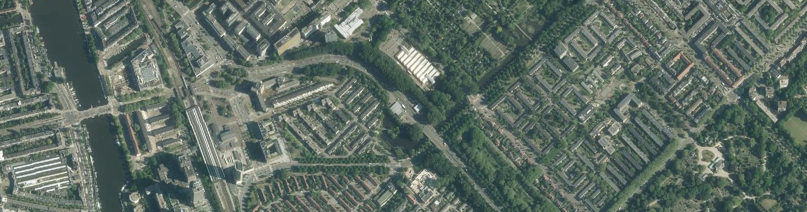 Luchtfoto van Frankendael