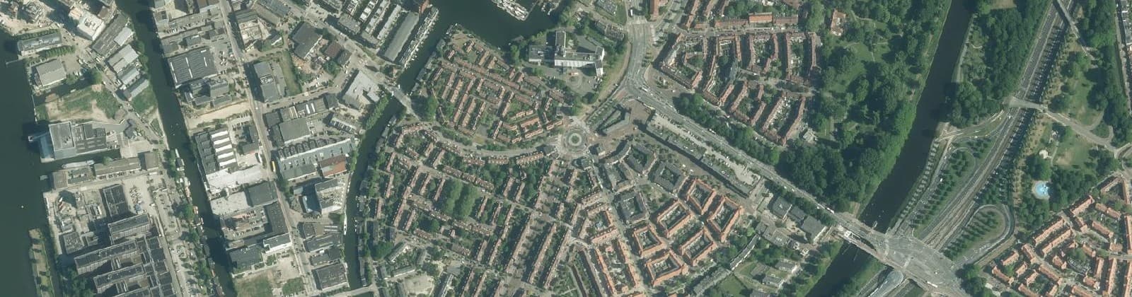 Luchtfoto van Volewijck