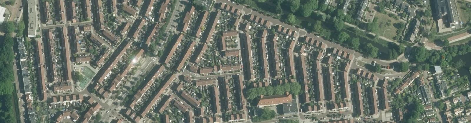 Luchtfoto van Tuindorp Buiksloot