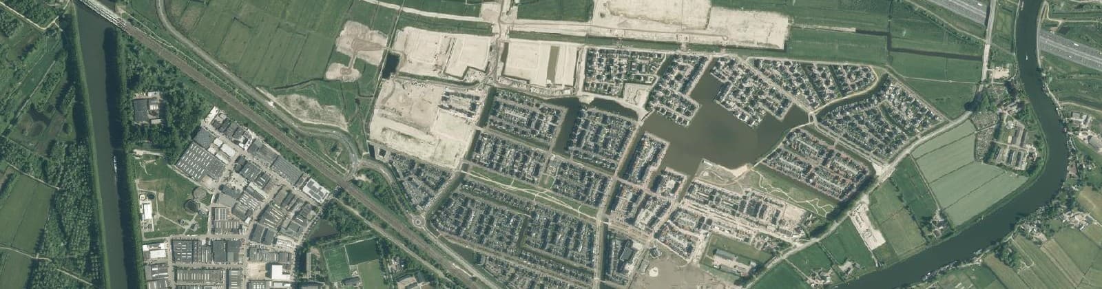 Luchtfoto van Bloemendalerpolder