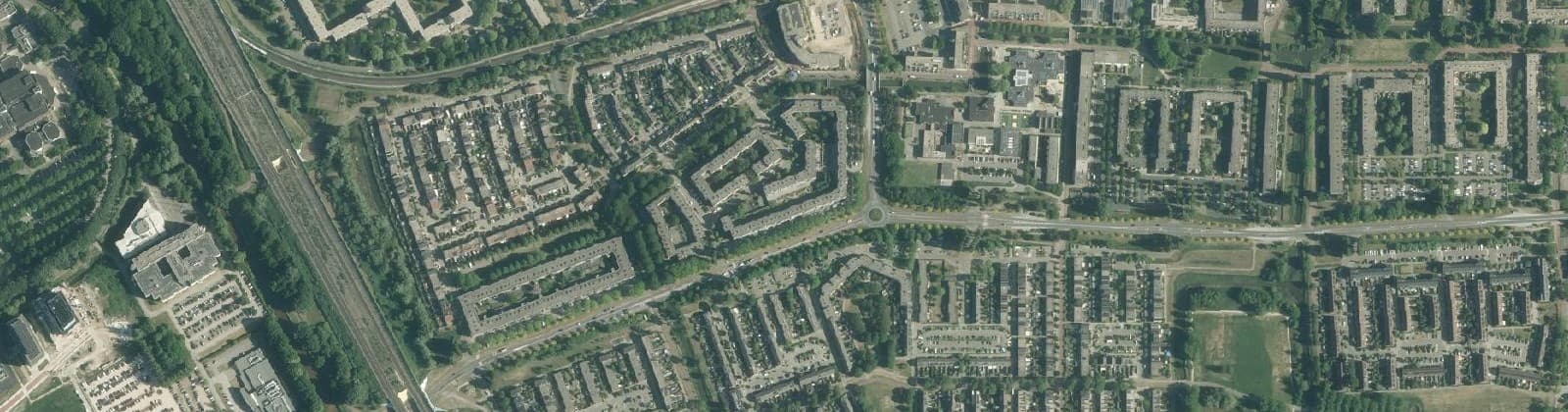 Luchtfoto van Reigersbos