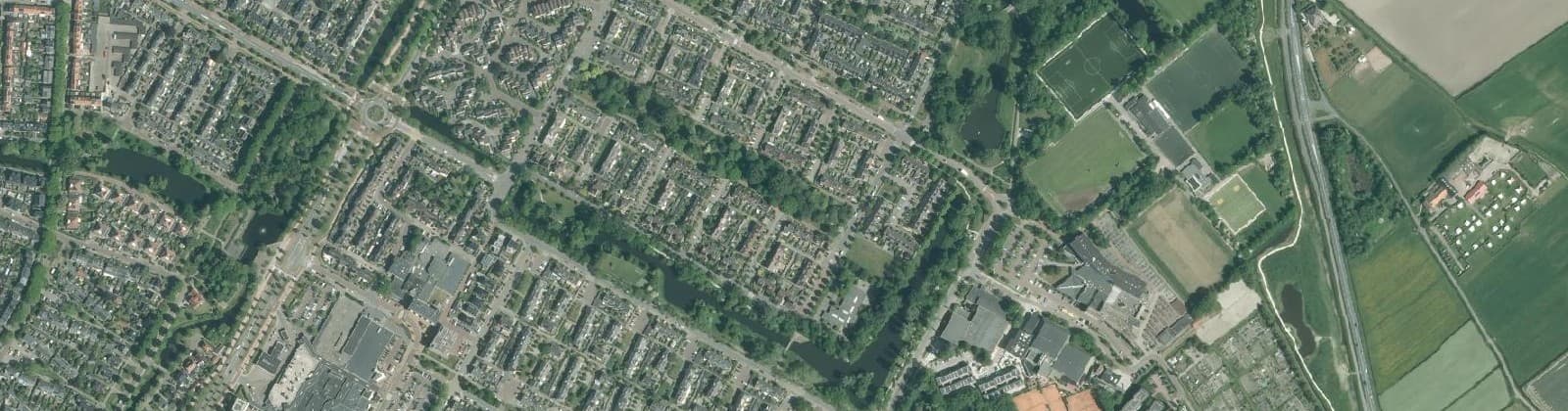 Luchtfoto van Wijk 02 Castricum-Oost