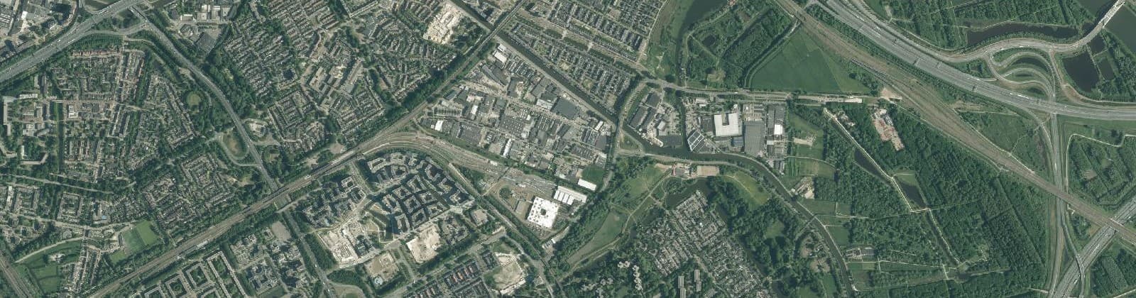 Luchtfoto van Bedrijventerreinen
