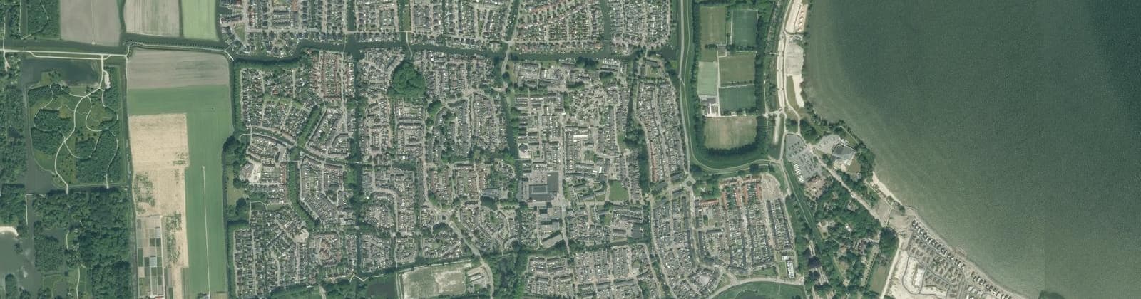 Luchtfoto van Enkhuizen Noord