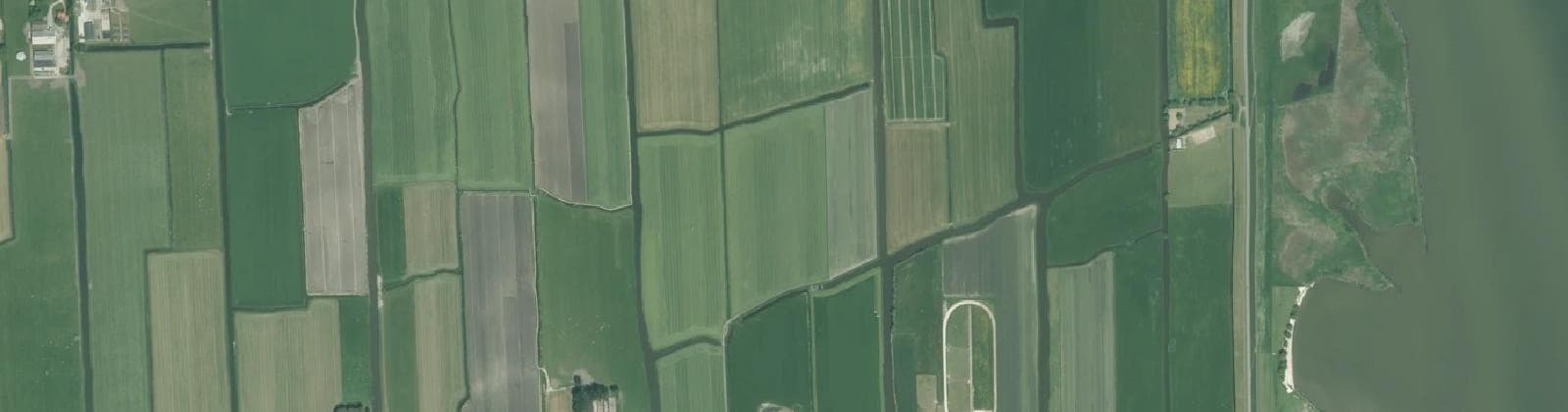 Luchtfoto van Enkhuizen Buitengebied