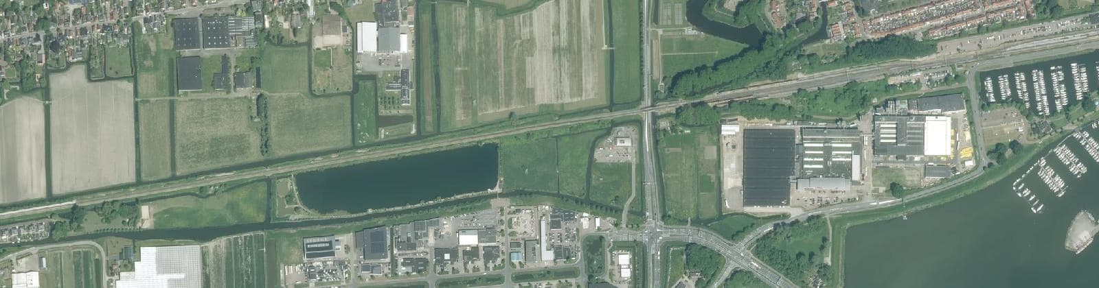 Luchtfoto van Enkhuizen Zuid