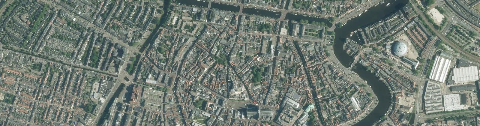 Luchtfoto van Oude Stad
