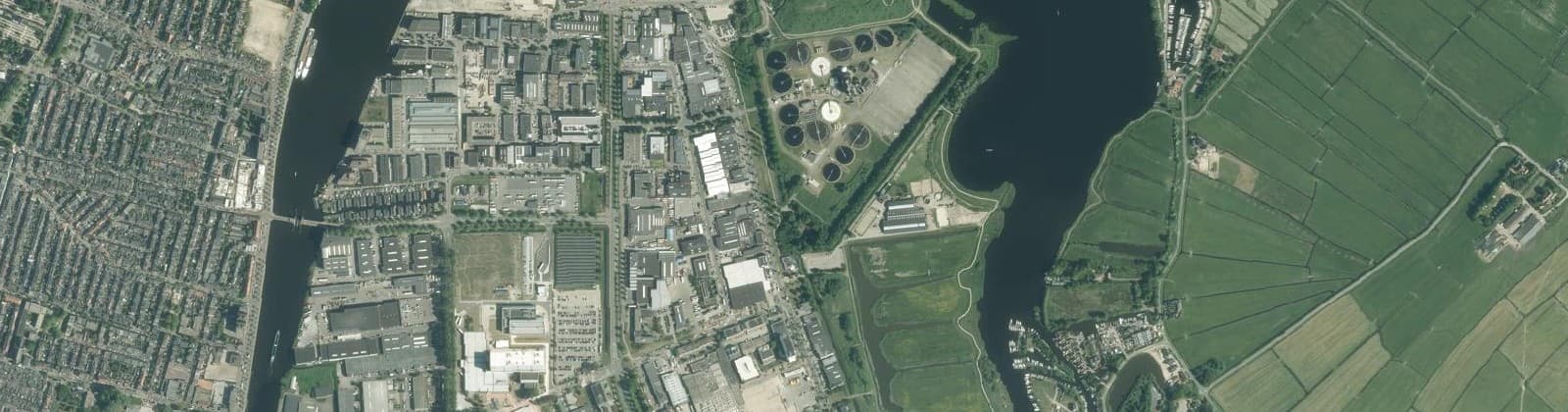 Luchtfoto van Waarder- en Veerpolder