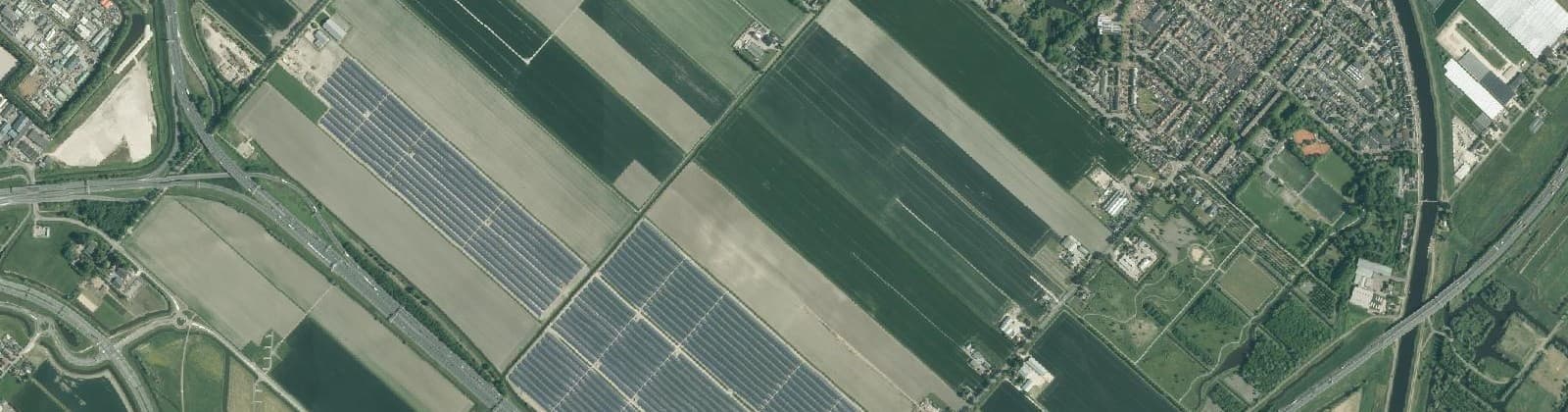 Luchtfoto van Zwanenburg