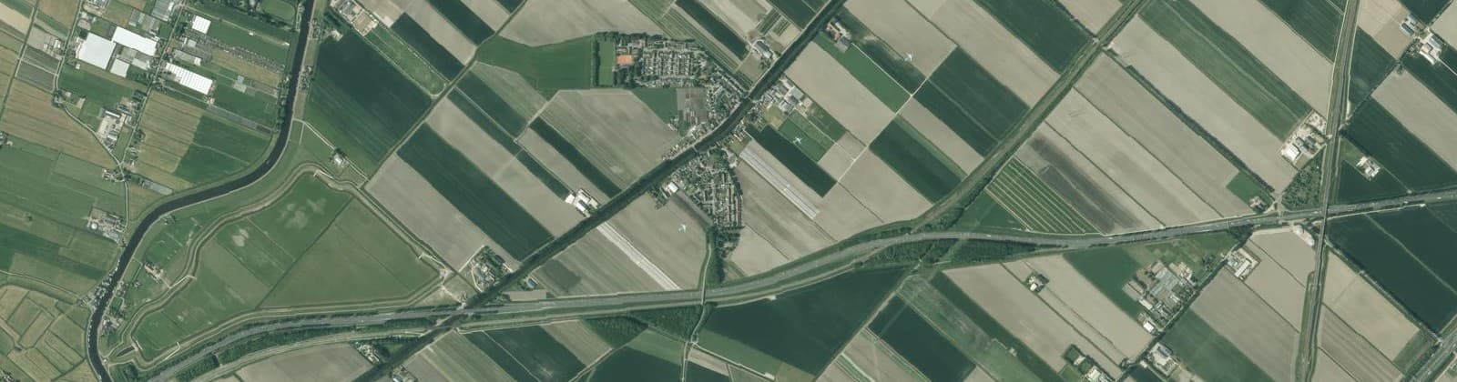 Luchtfoto van Abbenes / Buitenkaag