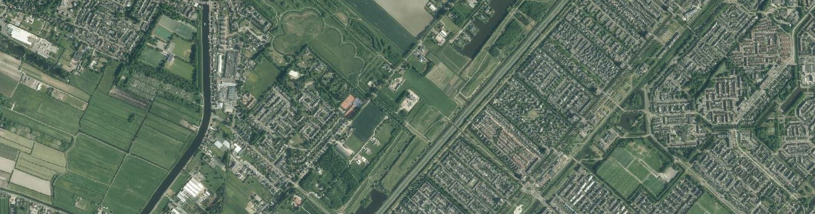 Luchtfoto van Zwaanshoek