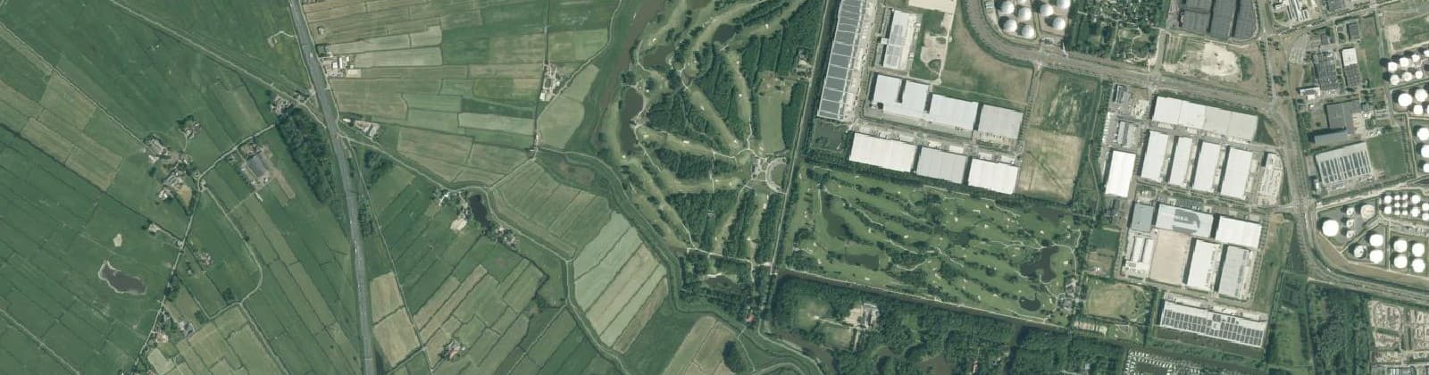 Luchtfoto van Halfweg