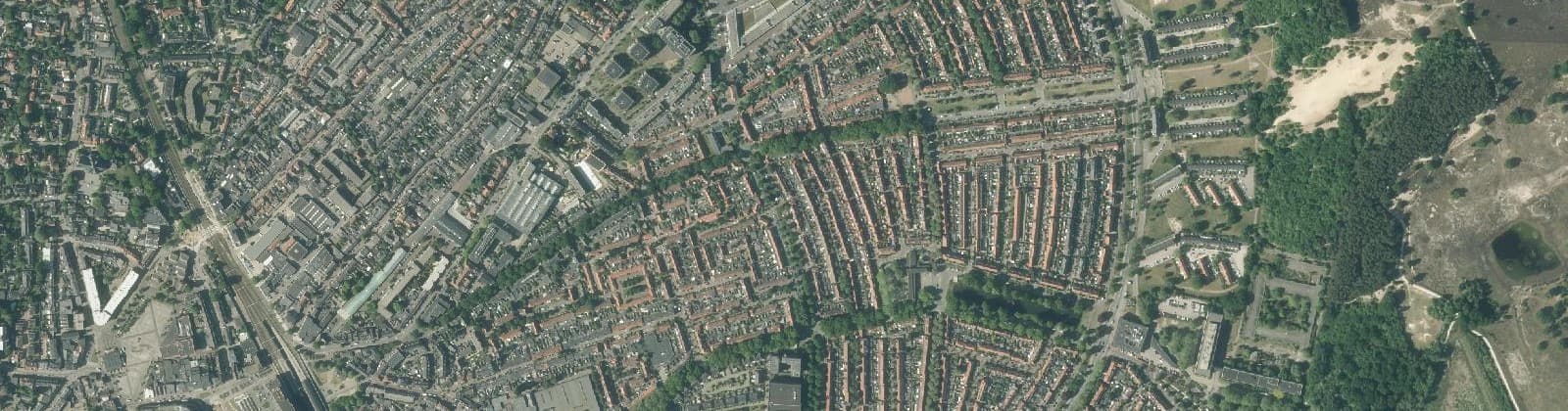 Luchtfoto van Oost