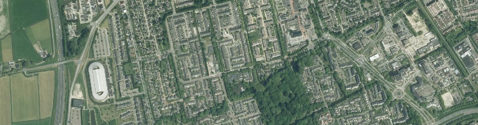 Luchtfoto van Wijk 20 Risdam-Zuid