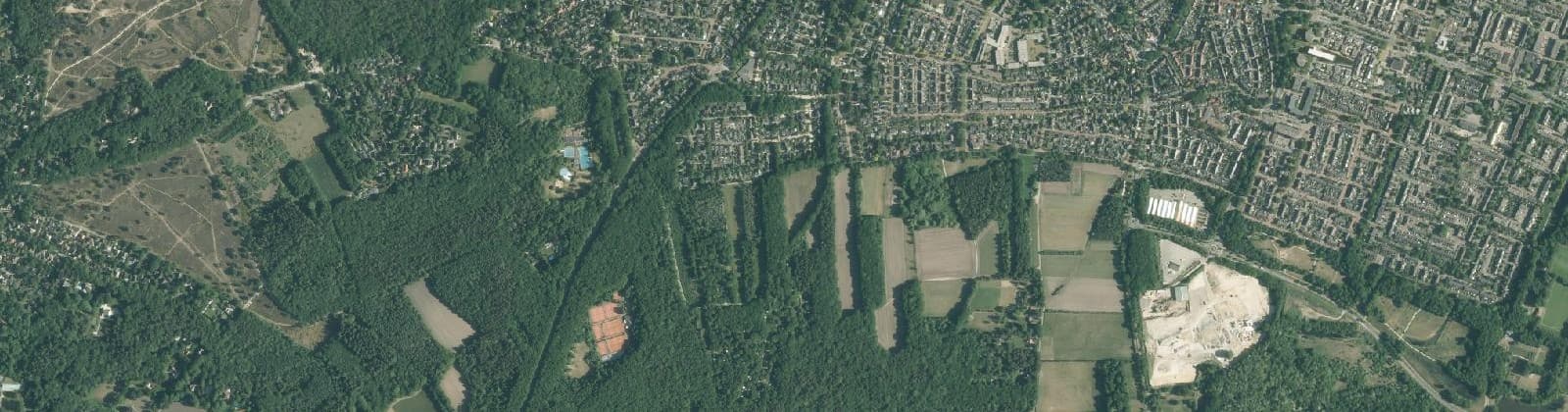 Luchtfoto van Wijk 03 Erica en Tafelberg