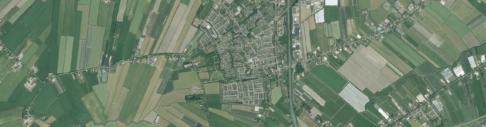 Luchtfoto van Wognum