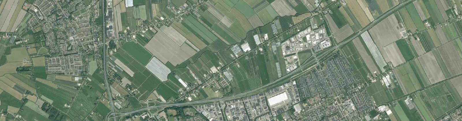 Luchtfoto van Zwaagdijk-West