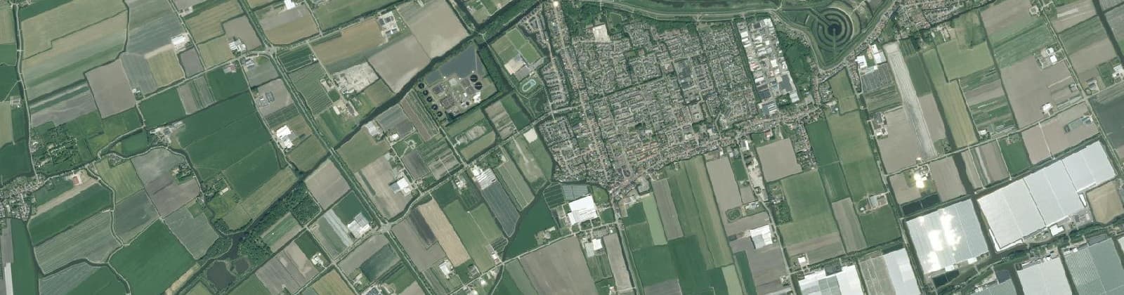 Luchtfoto van Wervershoof