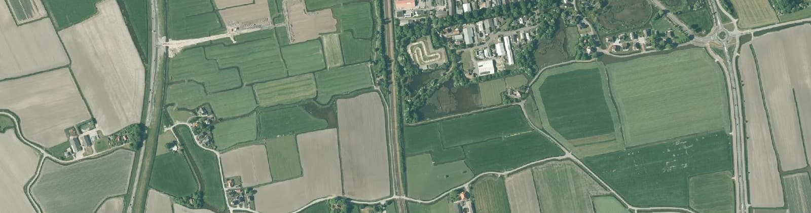 Luchtfoto van Schagen-Zuid