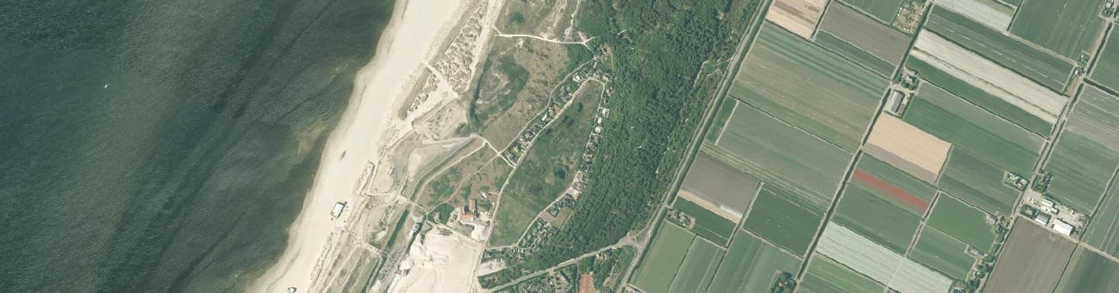 Luchtfoto van Petten