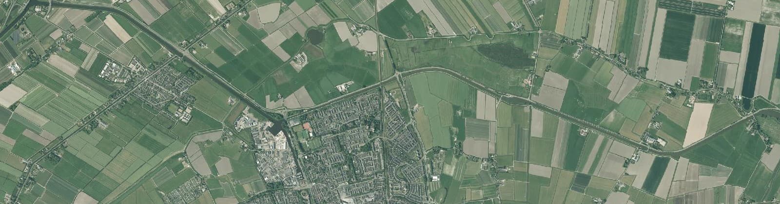 Luchtfoto van Schagen-Noord