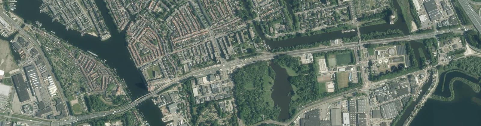 Luchtfoto van Zaandam Zuid
