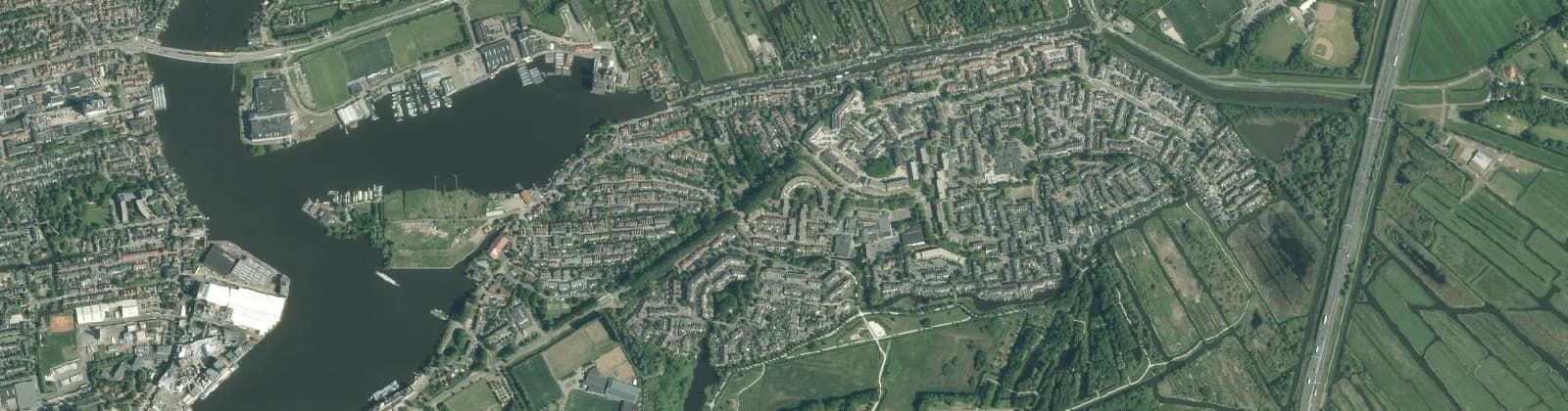 Luchtfoto van Zaandam Noord