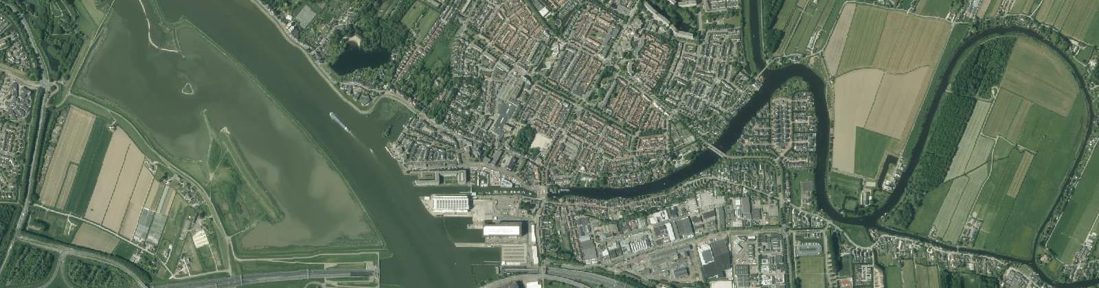 Luchtfoto van Wijk 01 Centrum