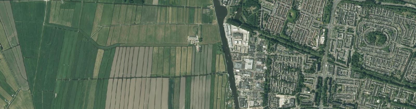 Luchtfoto van Oudshoorn