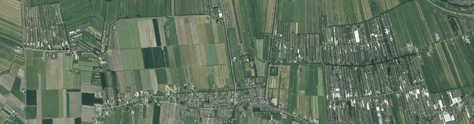 Luchtfoto van Hazerswoude-Dorp