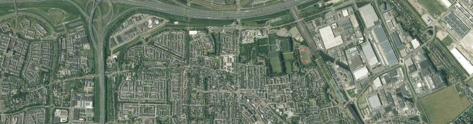 Luchtfoto van Wijk 50 Bedrijventerreinen