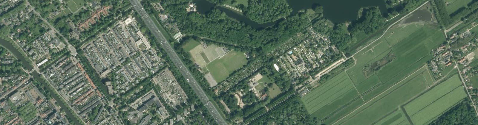 Luchtfoto van Wijk 16 Delftse Hout
