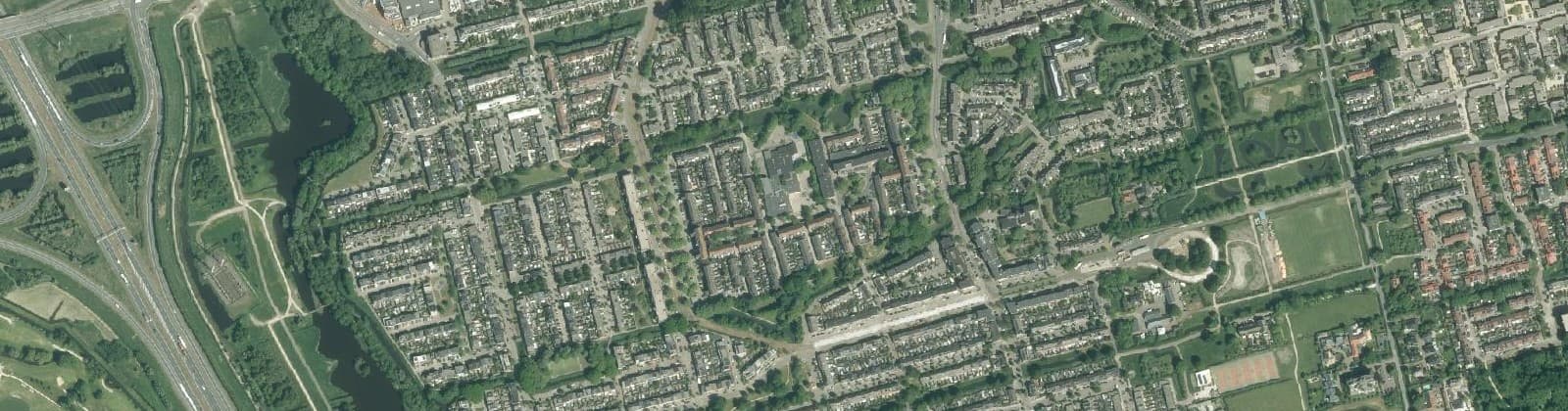 Luchtfoto van Wijk 22 Tanthof-West