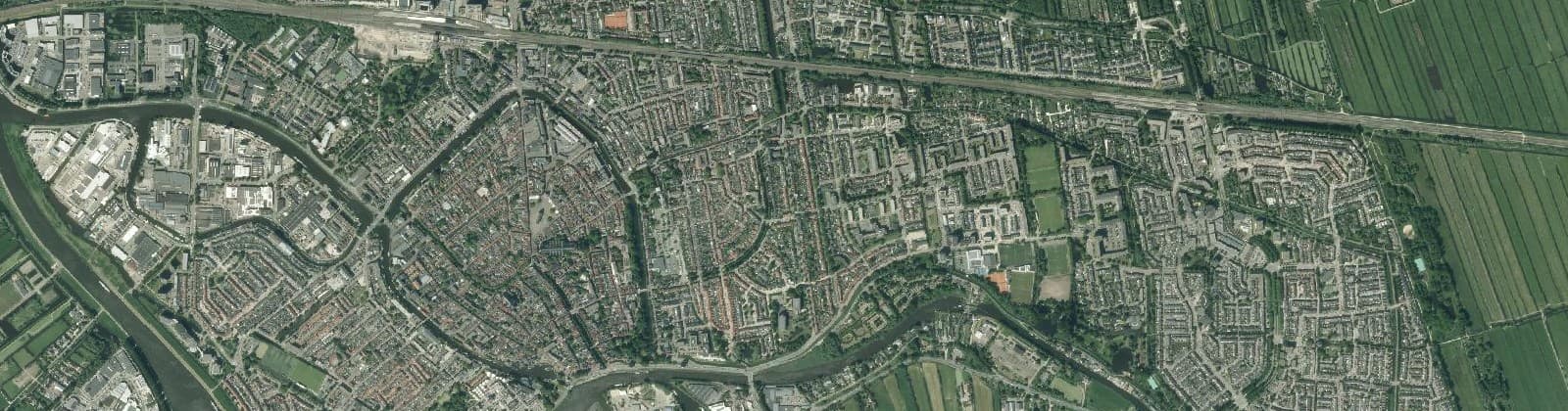 Luchtfoto van Kort Haarlem