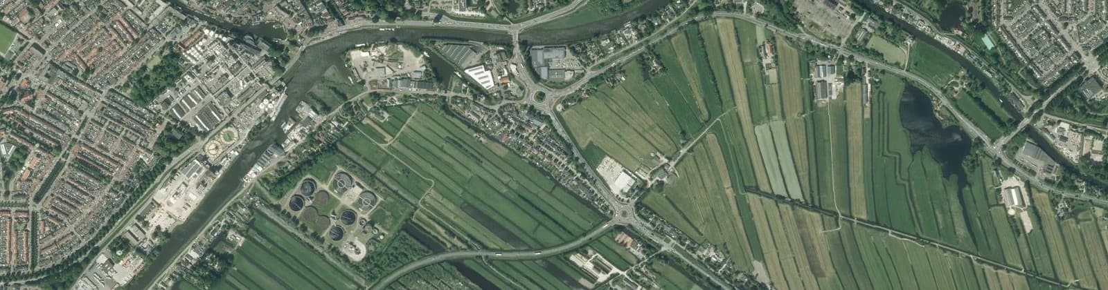 Luchtfoto van Stolwijkersluis