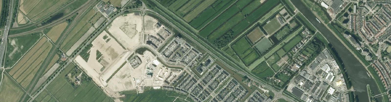 Luchtfoto van Westergouwe