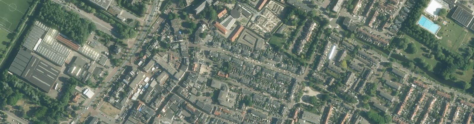 Luchtfoto van Hillegom Midden