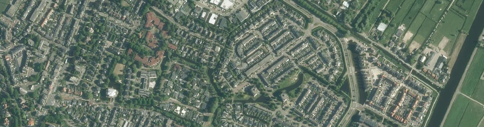 Luchtfoto van Hillegom Noord