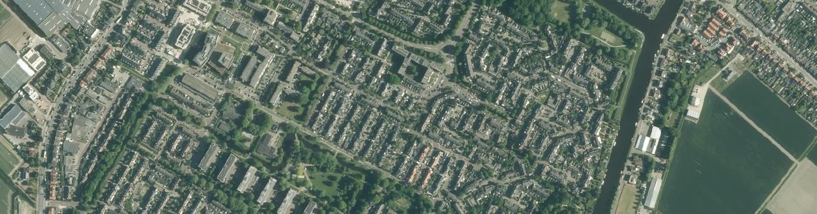 Luchtfoto van Hillegom Zuid