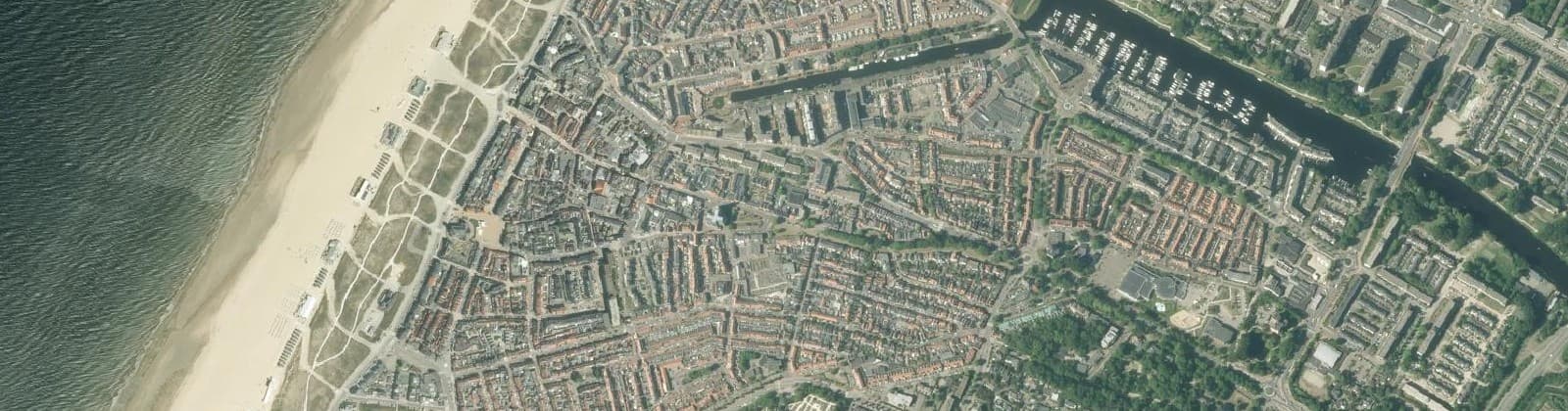 Luchtfoto van Katwijk aan Zee