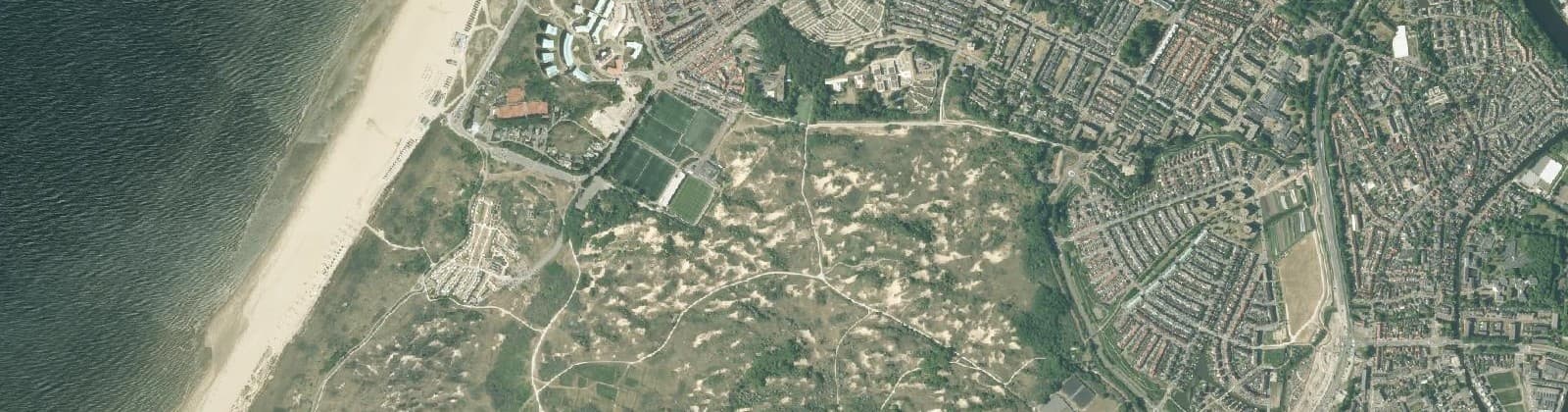 Luchtfoto van Landelijk gebied Katwijk