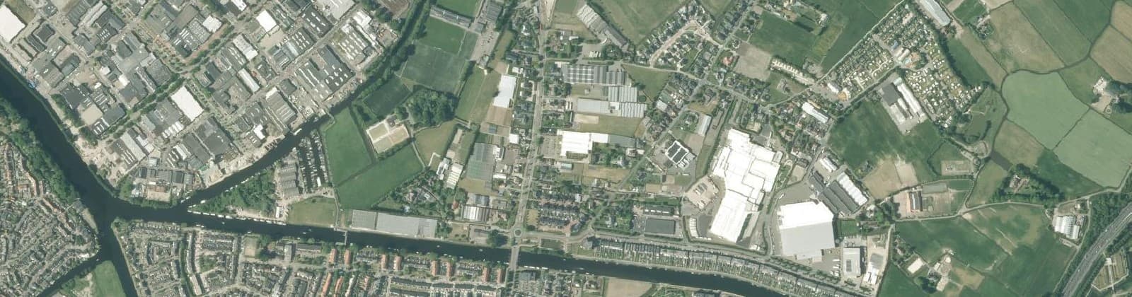 Luchtfoto van Rijnsburg